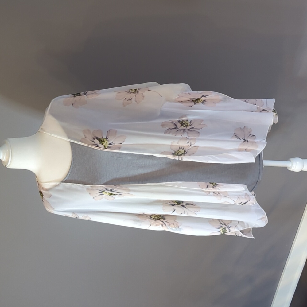3 for $30. Sheer open front top